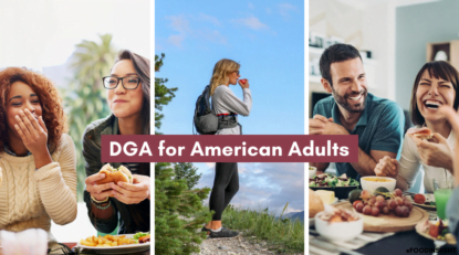 Dietary Guidelines for Americans for Adults Ages 19-59